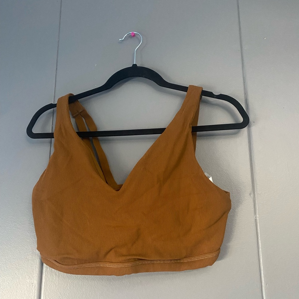Aerie rustic brown Ribbed Top